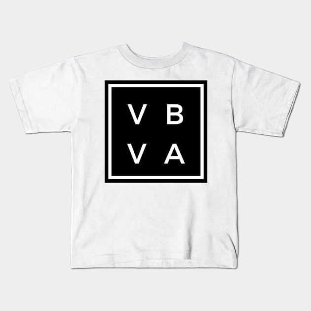 VBVA Virginia Beach Virginia Design by CoVA Tennis Kids T-Shirt by CoVA Tennis